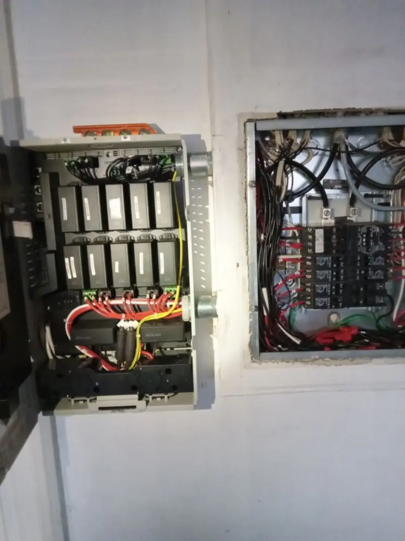 Electrical panel upgrade completed for Ring Doorbell Installation in Vassalboro